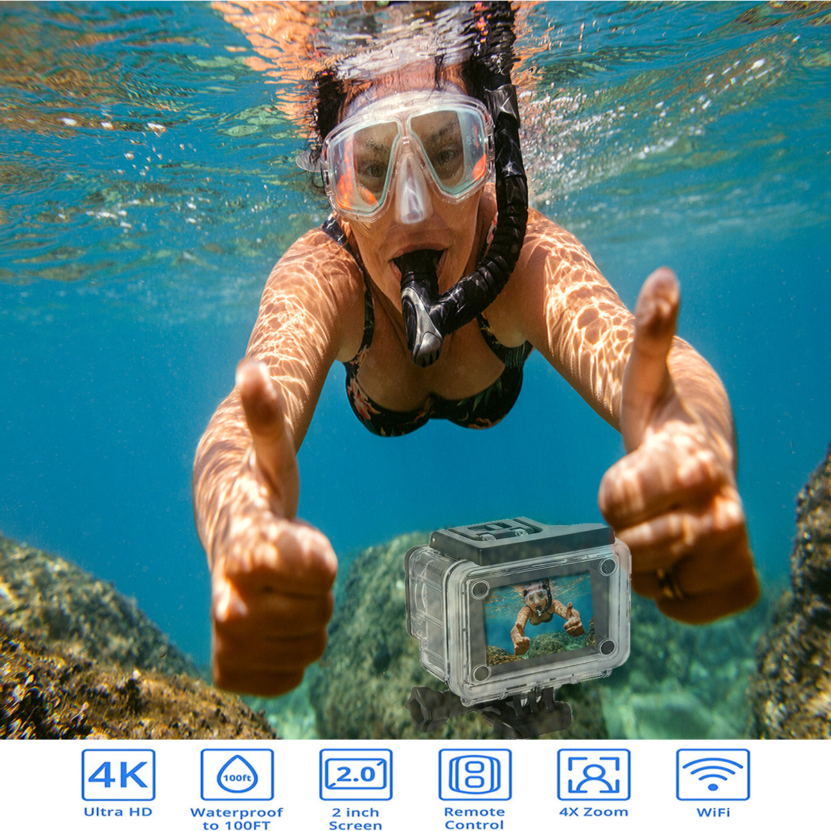 4K Waterproof All Digital UHD Camera